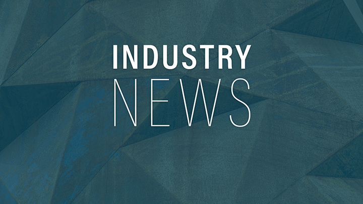 Industry news logo on a green background