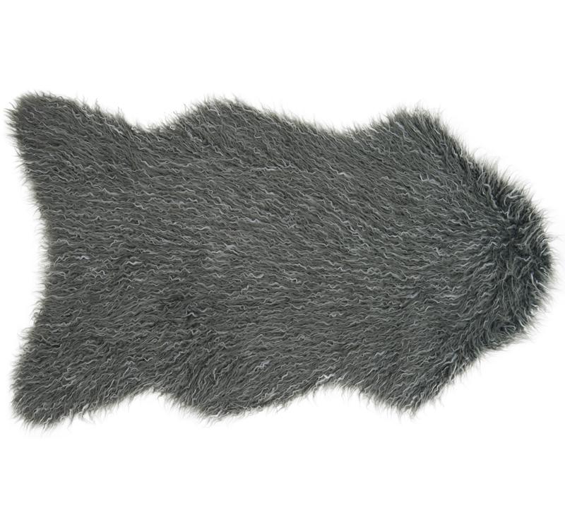 Rory charcoal gray shag area rug from Loloi Rugs
