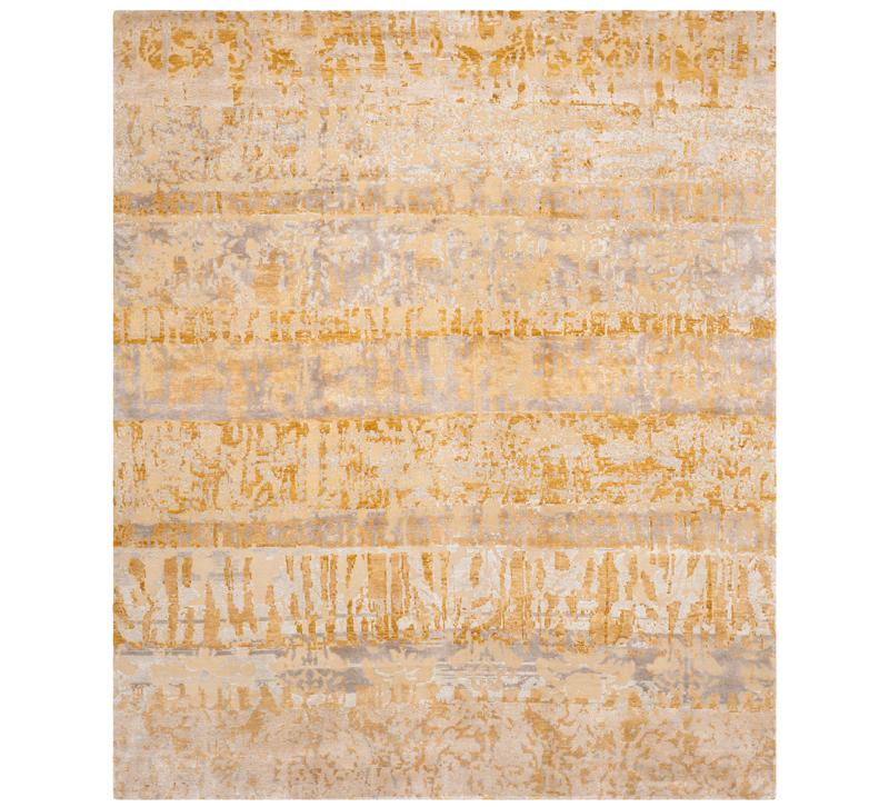 Centennial gold and beige abstract area rug from Safavieh