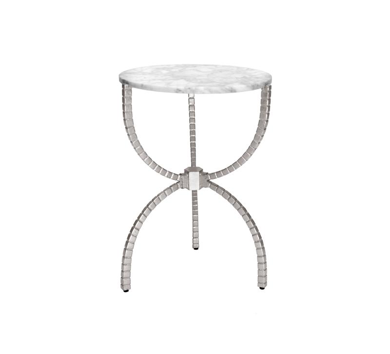 Worlds Away Cleveland side table