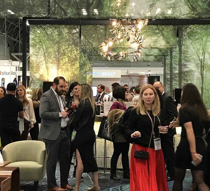 Attendee Gathering Space at BDNY