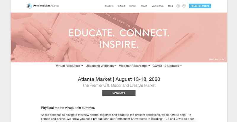 Atlanta Market Remote page