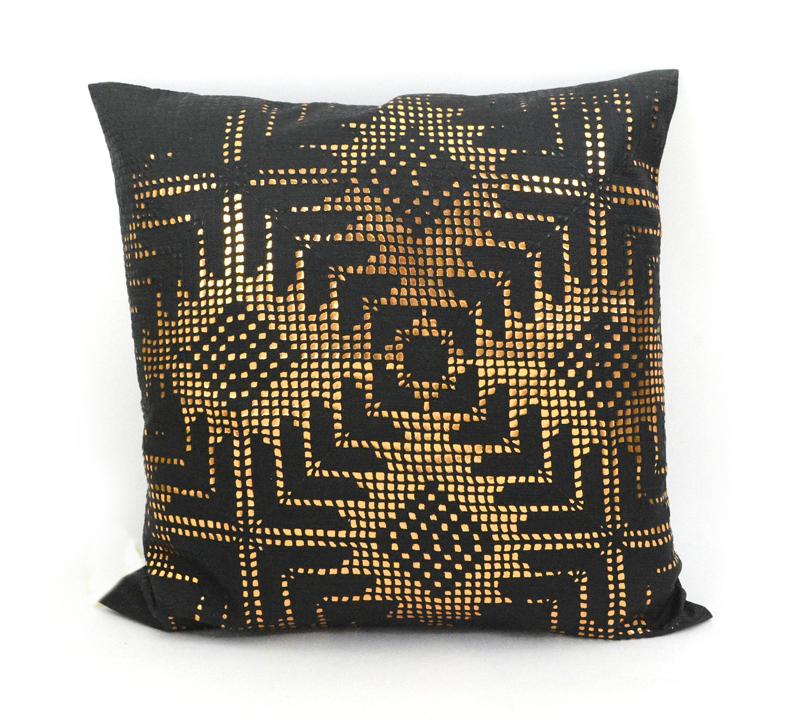 Aviva Stanoff Aztec Lace Pillow