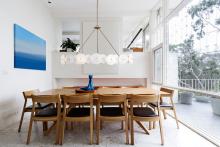 linear dining room