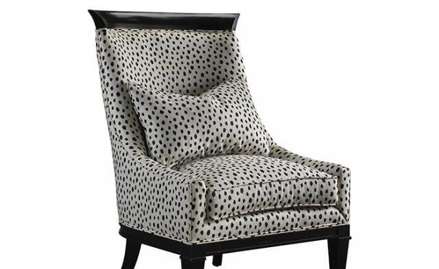French Heritage Bruno chair leopard