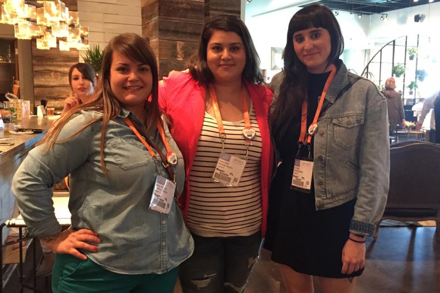 Brittney Mcconnell, Parisa Soltani and Robin Talley of Morrone Interiors 