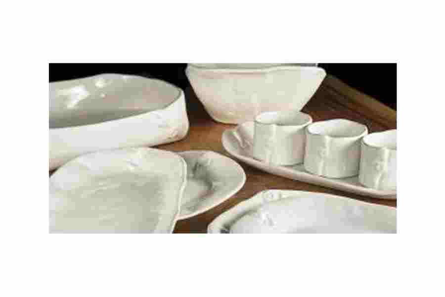 Montes Doggett hand-crafted and hand-fired ceramic dinnerware