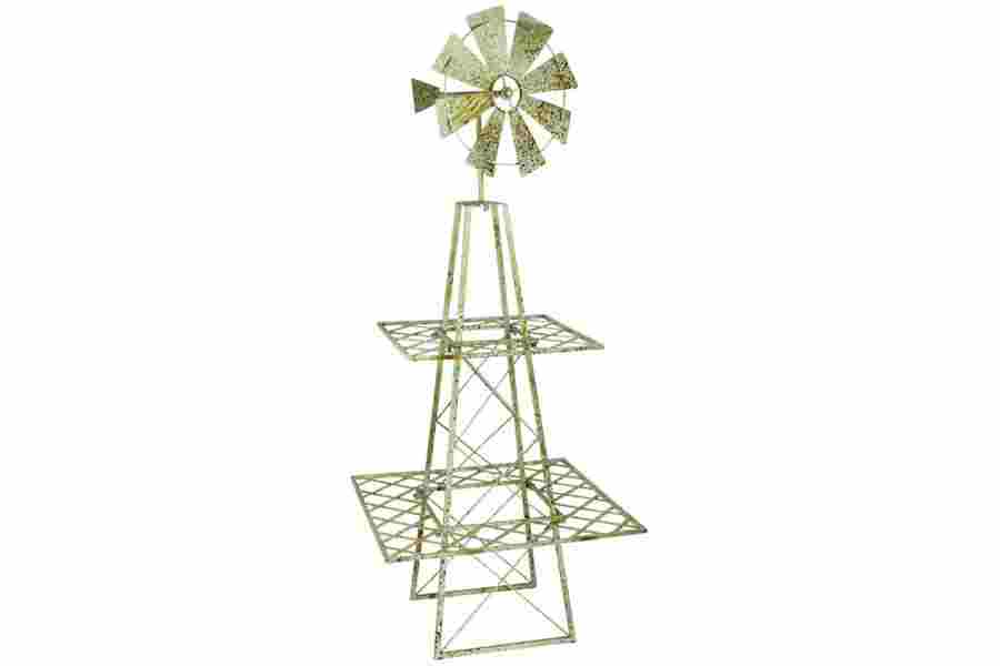 Sagebrook’s 2-Tier metal windmill