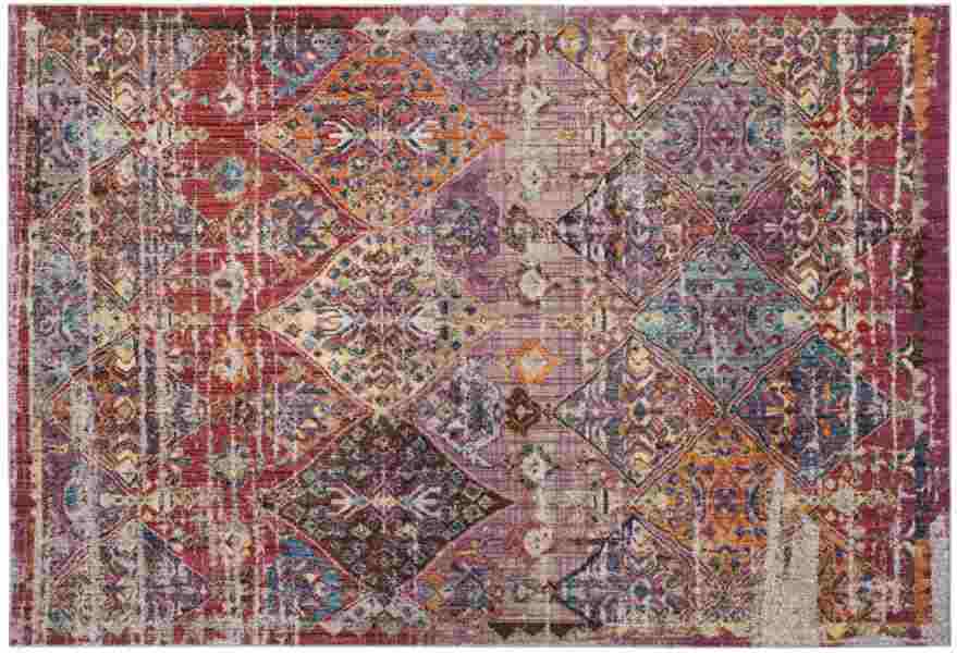 Bristol rug with an antique patina and traditional design from Safavieh