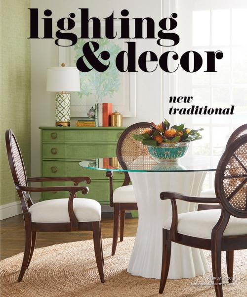 Cover image of Lighting & Decor featuring a dining room table and chairs